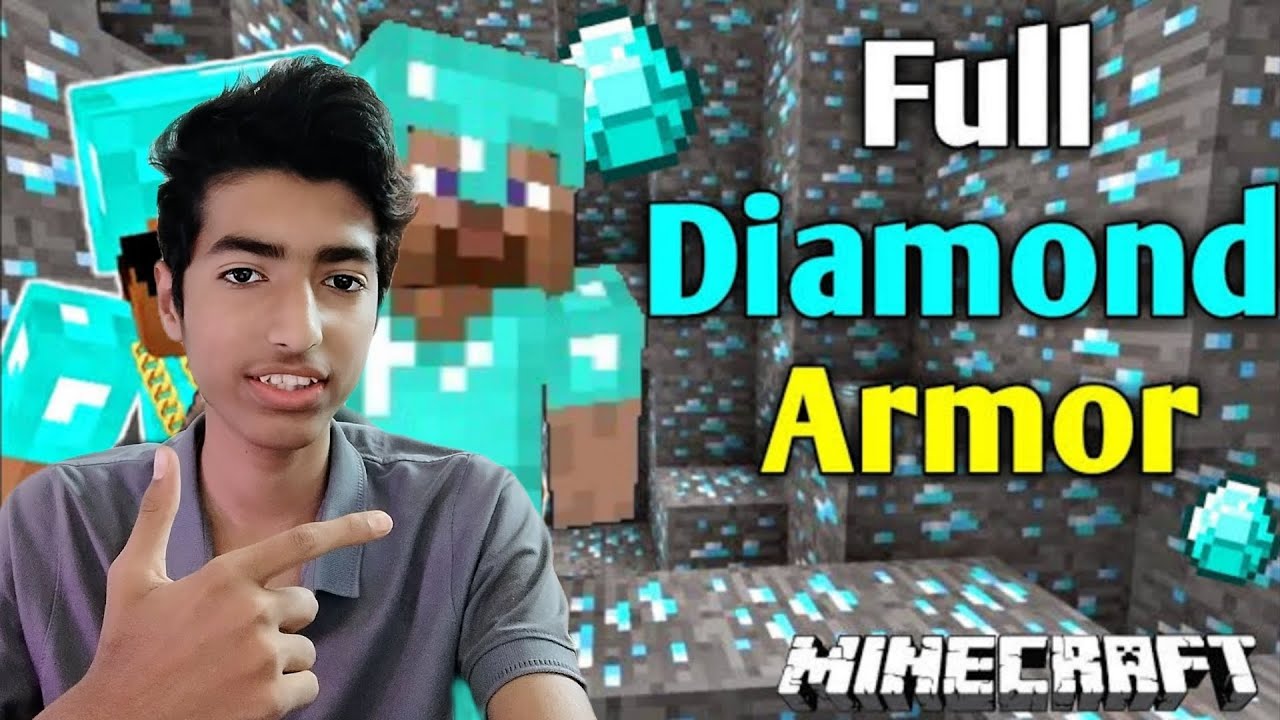 "🔥 I Made FULL Diamond Armor in Minecraft! 💎 " - YouTube