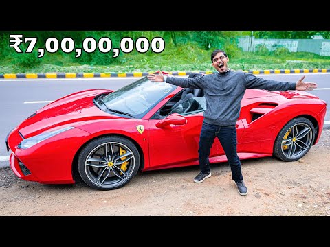 Driving a Ferrari 488 Spider Worth ₹7 Crore | Awesome Public Reaction