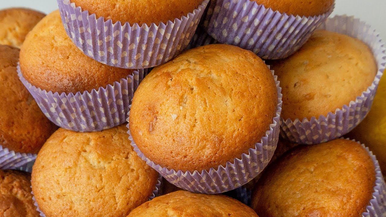 Лимонные маффины, шаг за шагом, простой рецепт