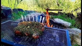 Rack of lamb with herbs and pistachios / Carrè di agnello con erbe aromatiche e pistacchi - ASMR