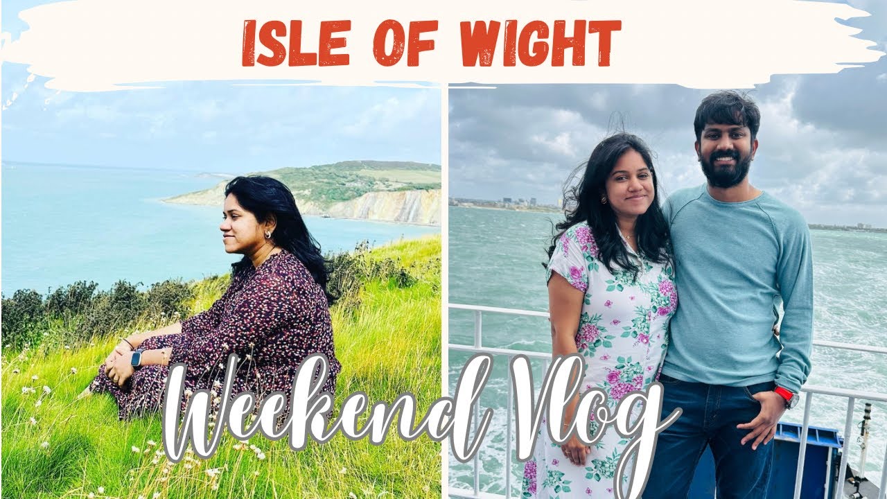 Isle of Wight | Weekend getaway from London | Wight Link Ferry ride | Tamil Vlog