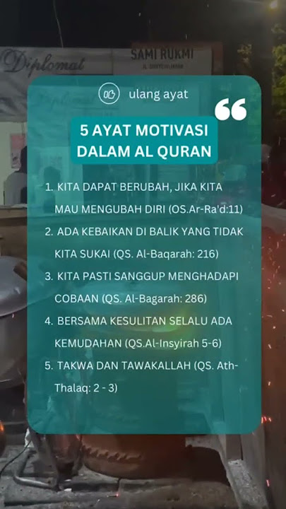 5 ayat motivasi dalam al quran