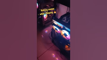 This is how my Etherum Mining Rig looks at Night | My mining Rig Room