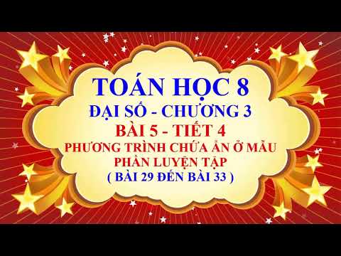Video Toán học lớp 8 - Bài 5 - Phương trình chứa ẩn ở mẫu -... - youtube