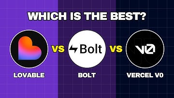 Lovable vs Bolt vs Vercel v0: Best AI Website Builder in 2025?