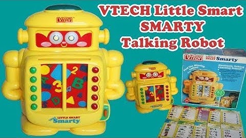 Vintage VTECH Little Smart SMARTY Talking Robot