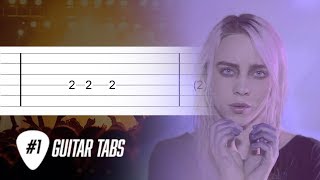 Billie Eilish - "Ocean Eyes" (Guitar Tab tutorial) chords