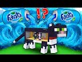 BLUE FANTA FLOOD vs Doomsday Bunker in CAT in Minecraft !