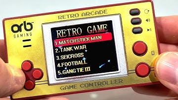 I found the coolest 8-bit portable console! ORB Gaming Retro Arcade Console.