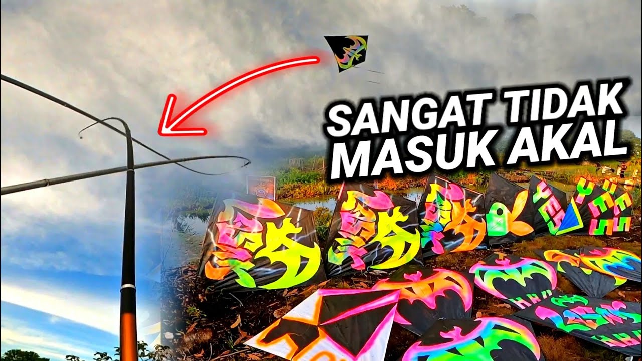 JARANG TERJADI DETIK DETIK KERICUHAN  SAAT PANEN LAYANGAN SULTAN !!