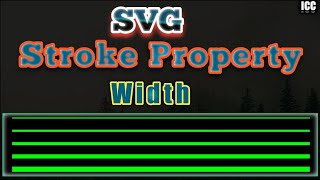 How To Use Stroke Property Width in SVG | SVG Tutorial -10 || How To Use Stroke Property Width in SVG | SVG Tutorial -10 ||