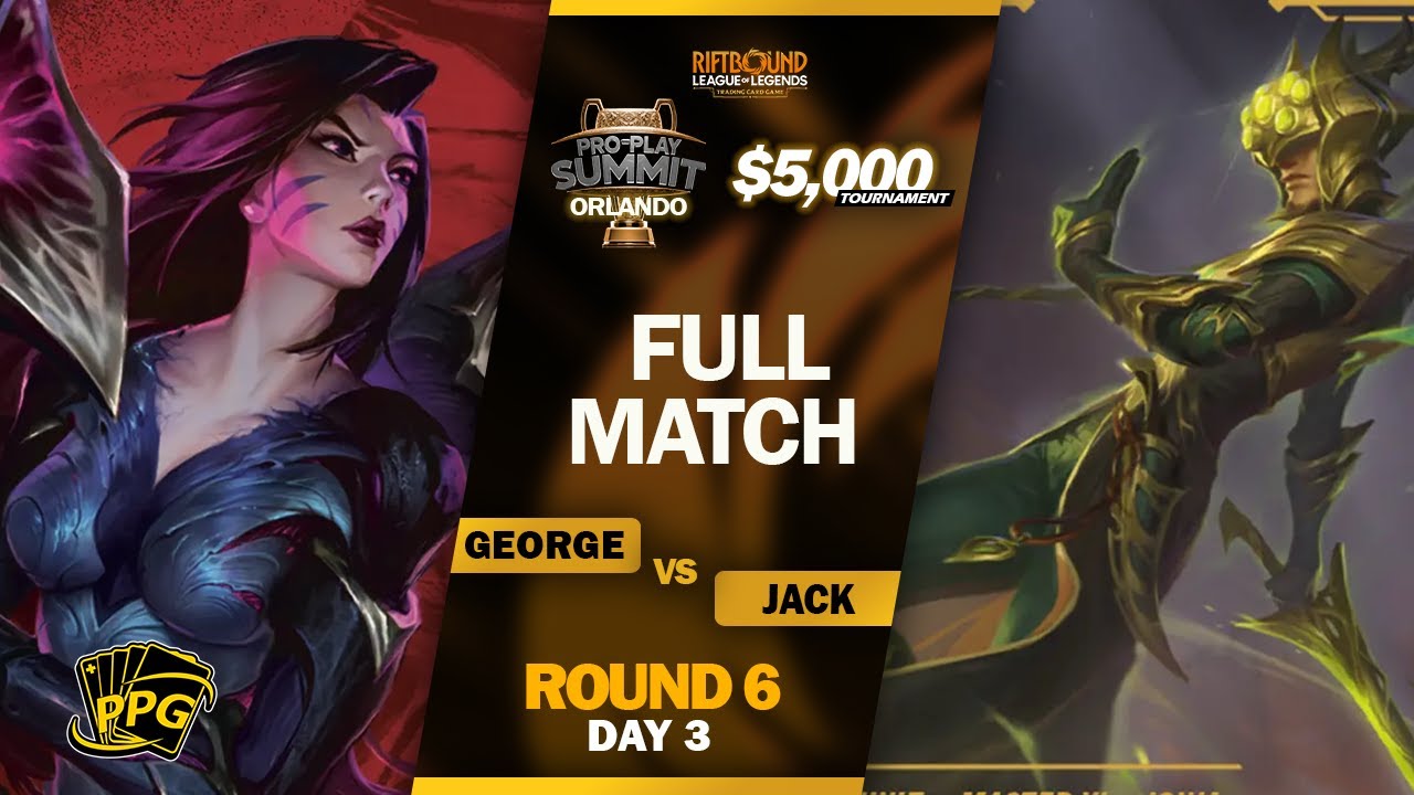 Pro Play Summit Orlando RIFTBOUND - 6-й раунд - Кай'Са против Мастера Йи | Pro-Play Games