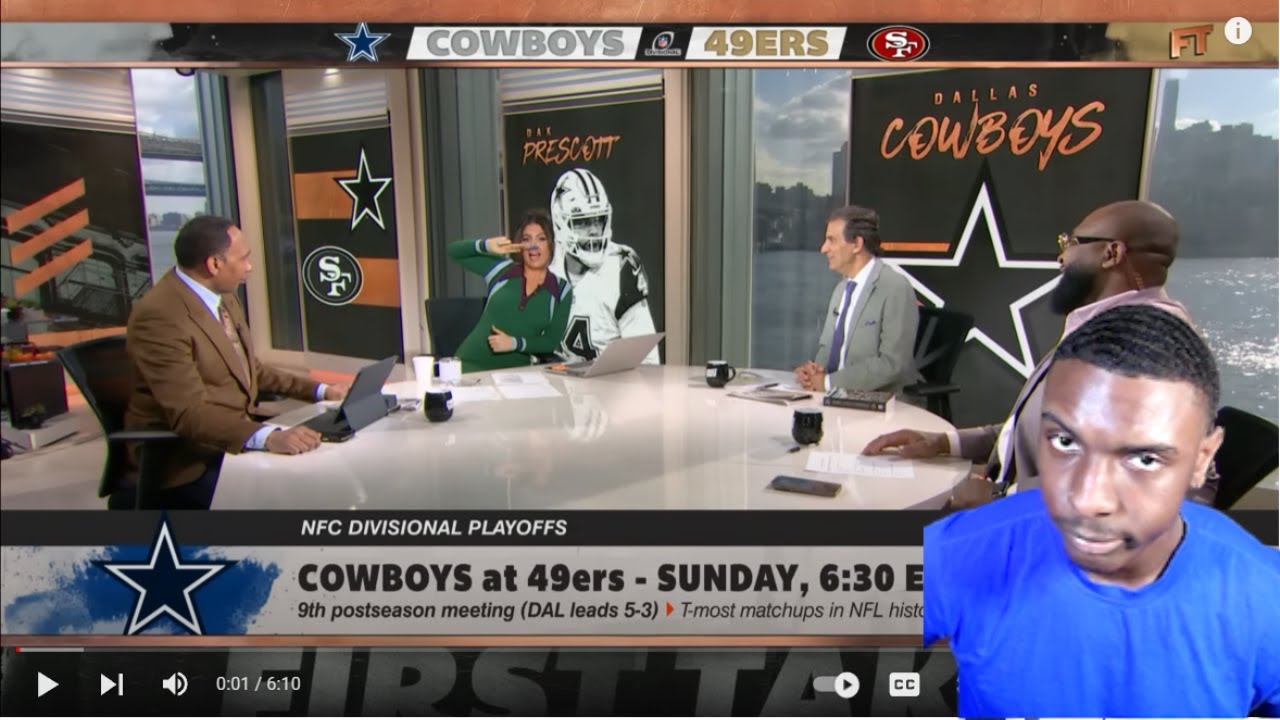 Wait, Even Noted Haters Like ESPN's Stephen A. Smith Now Love 6-1 Dallas  Cowboys? - FanNation Dallas Cowboys News, Analysis and More