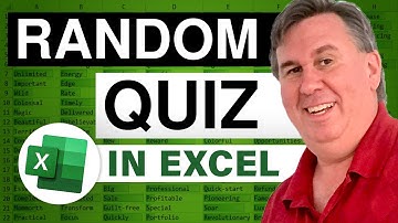 Excel - Random Quiz: Learn How to Generate Dynamic Questions & Answers - Episode 570