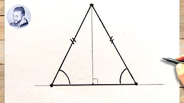 Comment tracer un triangle isocèle sans compas