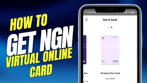 HOW TO GET NAIRA (NGN) VIRTUAL ONLINE CARD FROM KUDA BANK  IN 2025