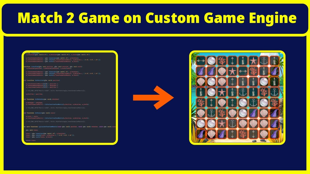 Making a Match2 Game in My Game Engine - YouTube