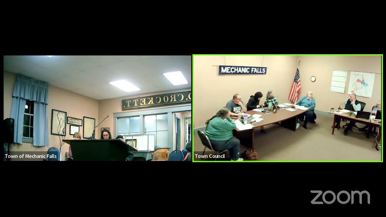 Town of Mechanic Falls Council Meeting 4 4 22 YouTube