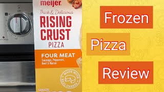 FROZEN PIZZA REVIEW: Meijer Thick & Delicious Rising Crust Four Meat by Paulie Detmurds 64 views 1 month ago 3 minutes, 4 seconds