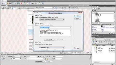 Dreamweaver CS4 ile CSS Menü Tasarımı