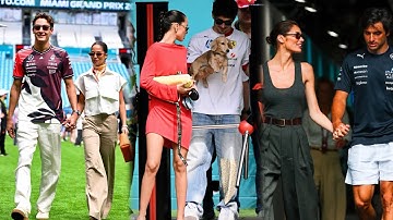 Max Verstappen Charles Leclerc & more F1 Drivers arrive with their girlfriends on race day in Miami