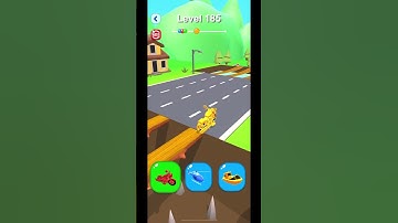 🚗shape-shifting & Transform The Character👀 Level 185 #shapeshifting #gameplay #shorts #tractor