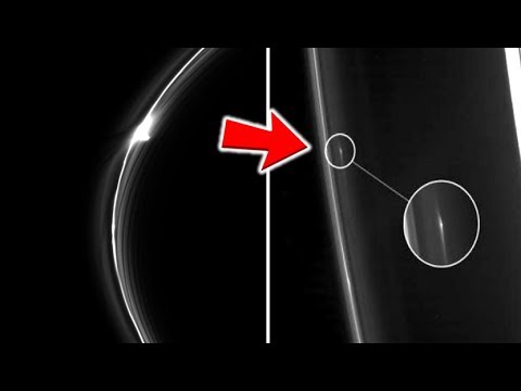 Video: Strange Objects Near The Rings Of Saturn - Alternative View