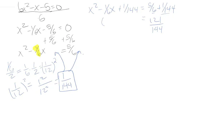 Completing the Square with a Leading Coefficient
