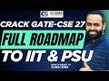 GATE CSE 2027 Full Roadmap 🔥 Complete Strategy for IIT & PSU