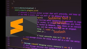 Sublime Text 3. O