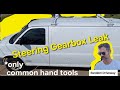 2002 Chevy 3500 Van - leaky steering Gearbox - seal replacement