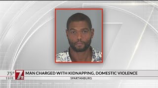 Man charged with kidnapping, domestic violence