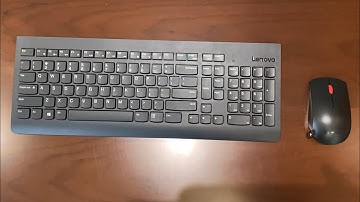 Lenovo 510 Wireless Keyboard & Mouse Combo - Unboxing and Testing
