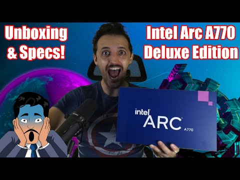 Unboxing the Intel Arc A770 Limited Edition Graphics Card!