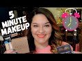 5 Minute Makeup Challenge Using ONLY 5 Products! QUICK &amp; EASY Tutorial