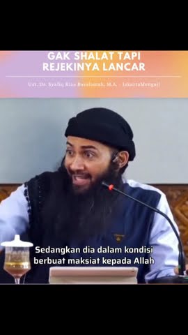 Ga Sholat Tapi Rezekinya Lancar? #syafiqrizabasalamah #syafiqrizabasalamahofficial #kajianislam