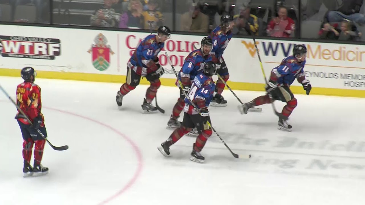 11 10 17 Wheeling Nailers vs Toledo Walleye Highlights YouTube