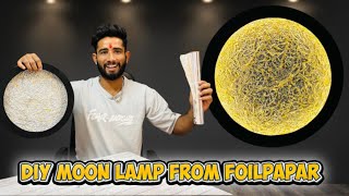 “Foil Paper से बना Magical Moon Lamp 🌕 |