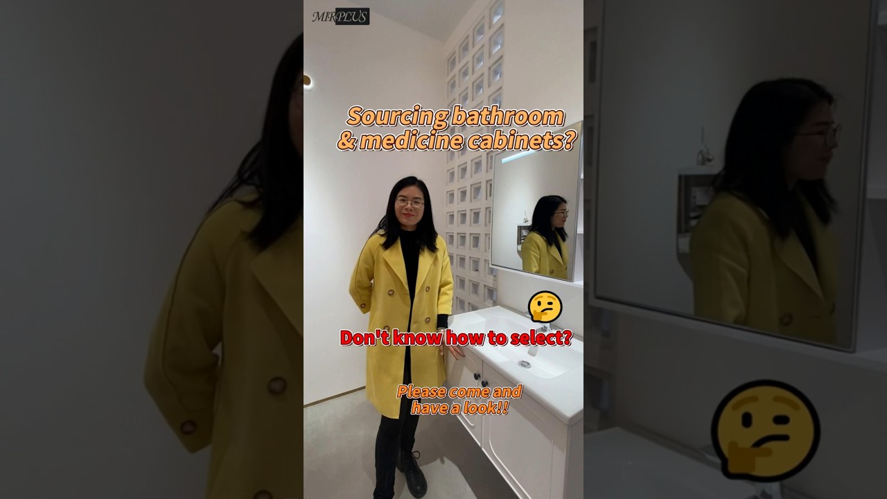 Stop sourcing bathroom cabinet online, directly find factory to buy for yourself. 