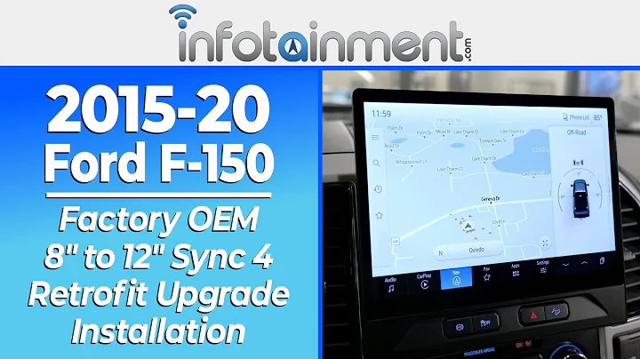 2015-20 Ford F-150 - 8" to 12″ Sync 4 Touchscreen Retrofit Upgrade Install Guide - Infotainment.com