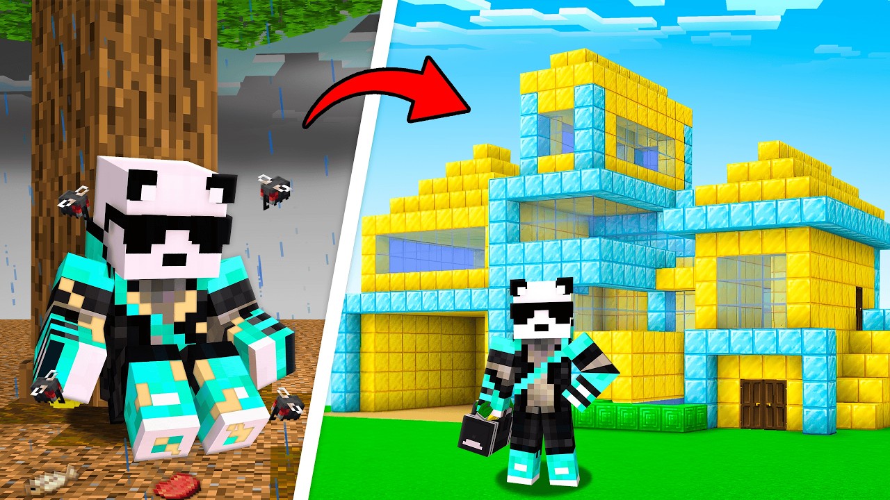 Minecraft But I EVOLVE into RICHEST..!