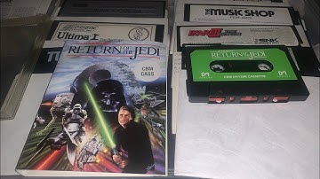 Commodore 64 Star Wars Return of the Jedi By Domark - Pal Cassette Movie Game