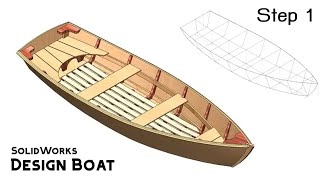 Step1 Design Boat | SolidWorks Tutorial.