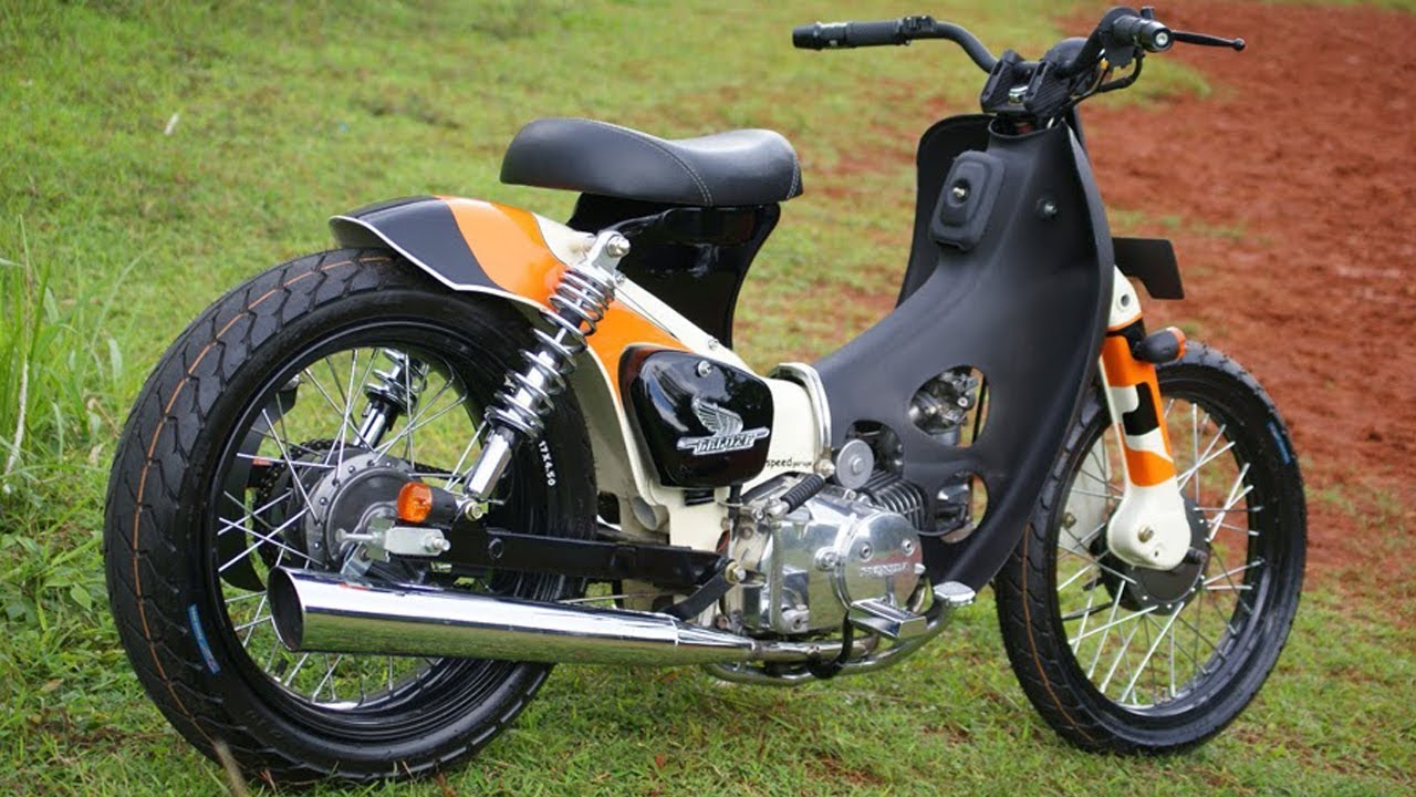 Cafe Racer (Honda Super Cub By Eak K Speed Custom) | Honda Cub Bobber ...