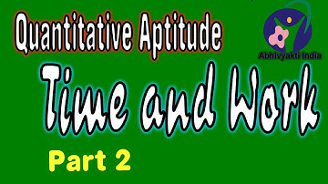 time and work without formula efficiency percentage method SBI PO IBPS PO SSC CGL