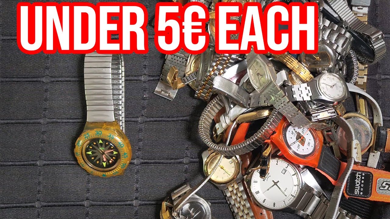 Flea Market Watches I Found for Under 5€… Hidden Gems or Junk?