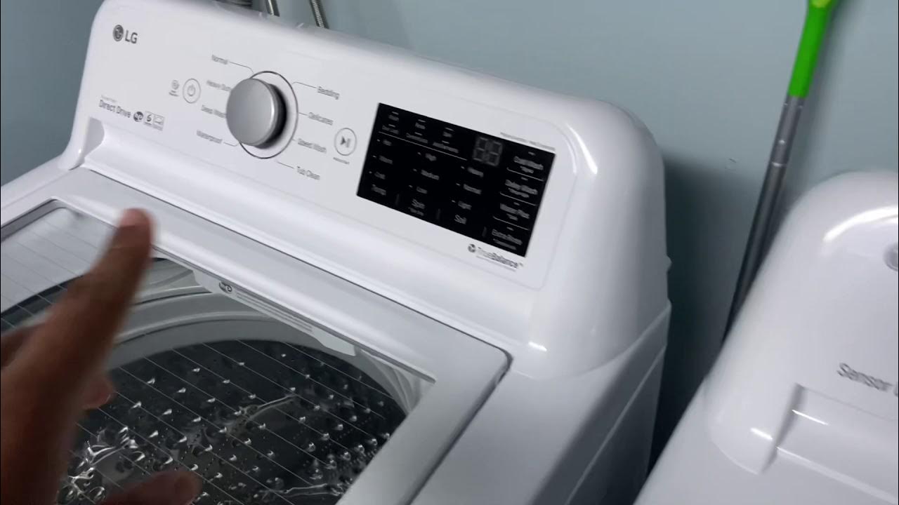 LG DLE7100W Electric Dryer Review YouTube