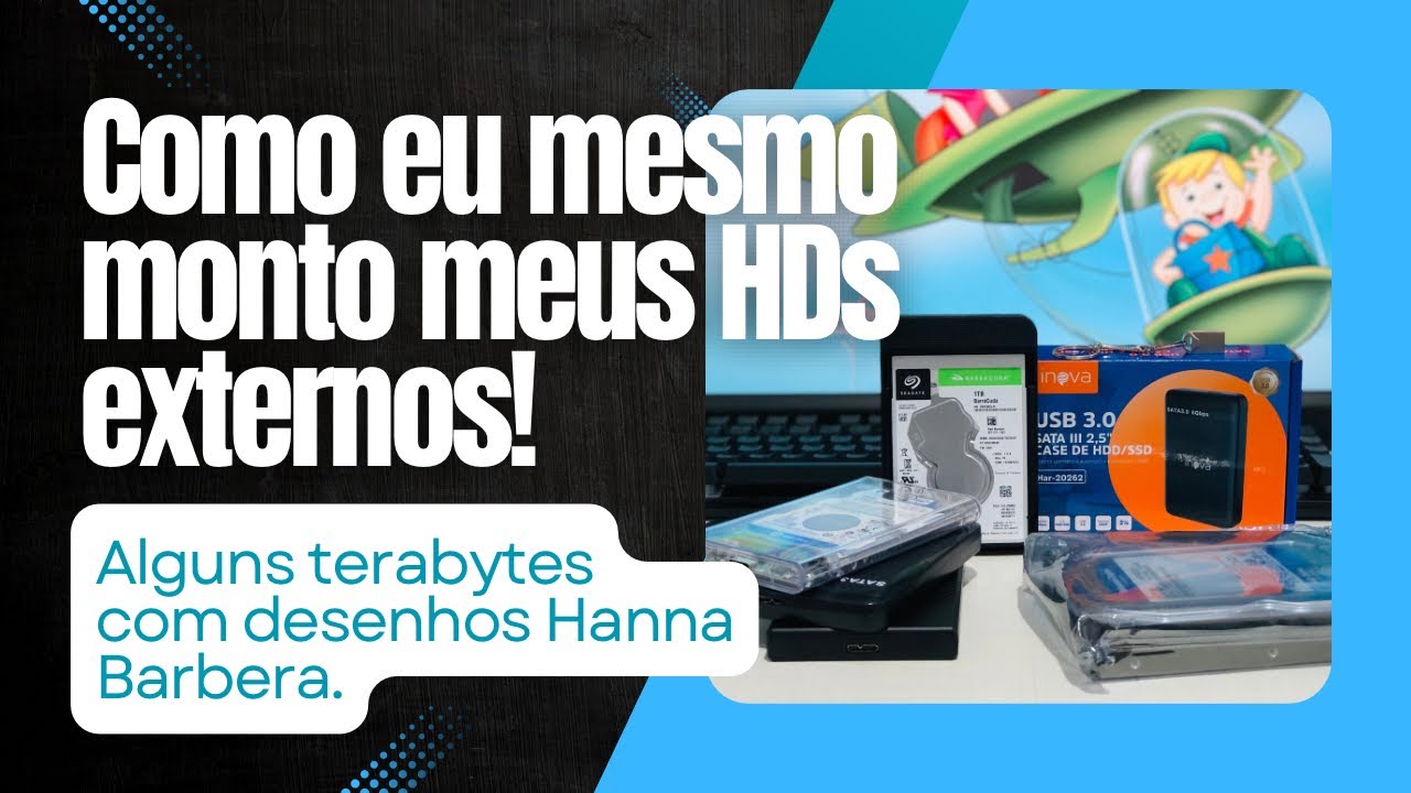 Como eu monto meus hds externos gastando pouco!
