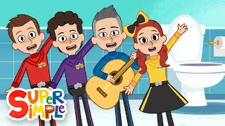 the toilet song by the wiggles animation by super simple songs