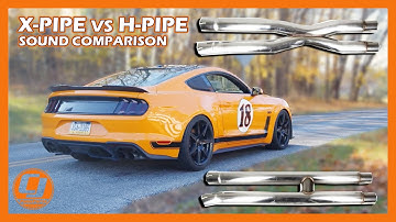 X-Pipe vs H-Pipe?? Mustang resonator delete sound comparison!